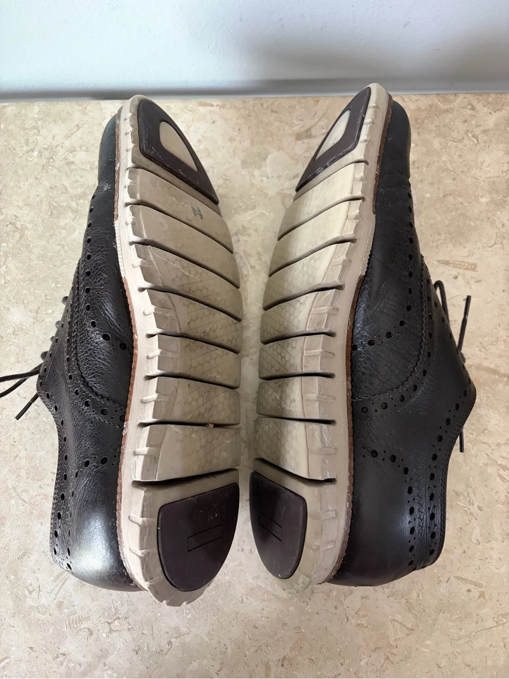 Cole Haan ZeroGrand Wingtip Oxfords Dress Shoes Men’s Size 11 Java Brown Leather